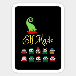 Elf made Sticker